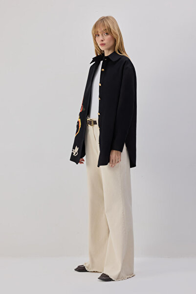 Touché Privé Embroidered Gabardine Shirt