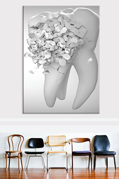 Morfil Sanat Atölyesi Pictură decorativă specială pe pânză pentru stomatologi, mediceni și spitale (7 DIMENSIUNI DIFERITE)