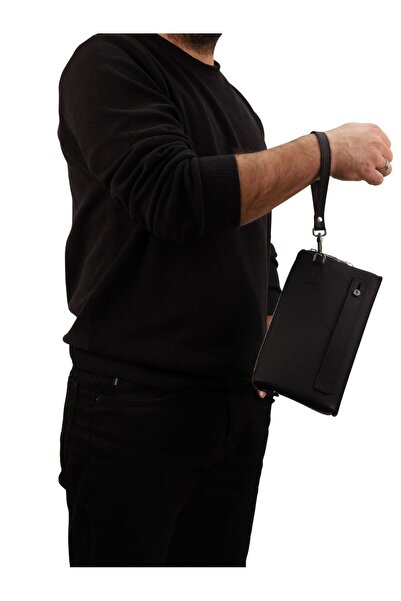 Meskanto Marlon Genuine Leather Password Hand Portfolio Bag