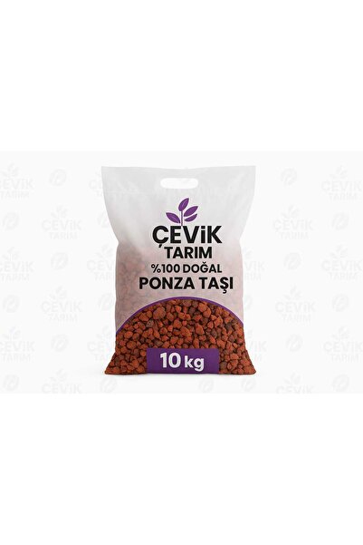 Doğal Volkanik Ponza Taşı – Bahçe, Toprak , Drenaj Düzenleyici – 10 KG