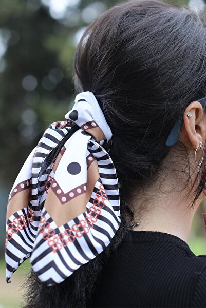 AFVENTE Φουλάρι με σχέδιο Μπρονζέ Καφέ