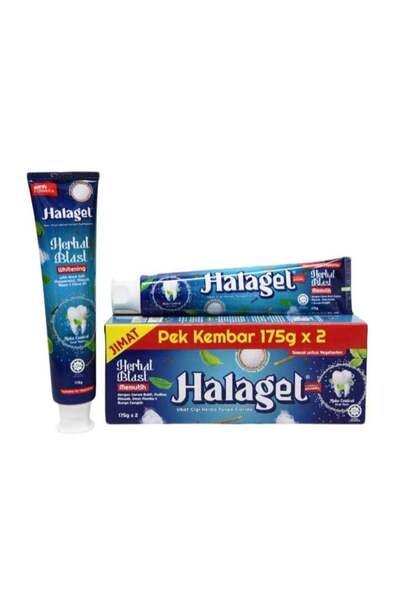 Halagel Toothpaste Herbal Blast Whitening (2 x 175g) - Non-Fluoridated