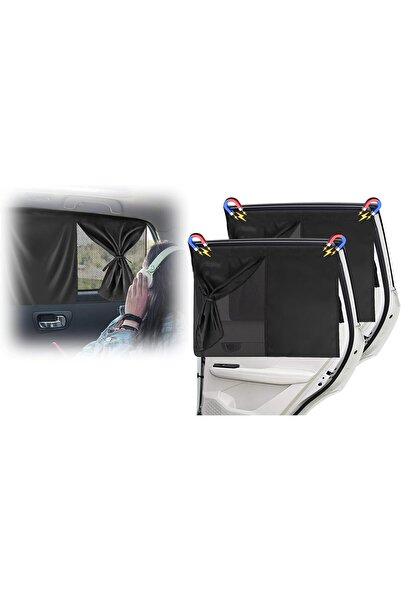 Genericc TONGLUO Magnetic Car Sunshade - Double-Layer Privacy Curtains, UV & Heat Protection, Universal Fit (