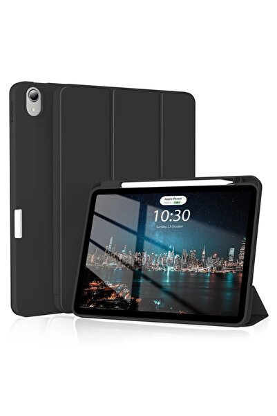 SKYDDAR INNOVATION Husă pentru tabletă iPad Air 4 (2020) / Air 5 (2022), Flex Trifold, set de autocolante, Negru