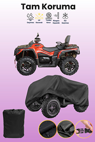 dokaca Siyah Aodes Pathcross 650 L ATV Brandası, ATV Koruyucu Örtüsü