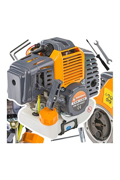 Powermat Двутактов бензинов двигател за храсторез, 4,4 kW,