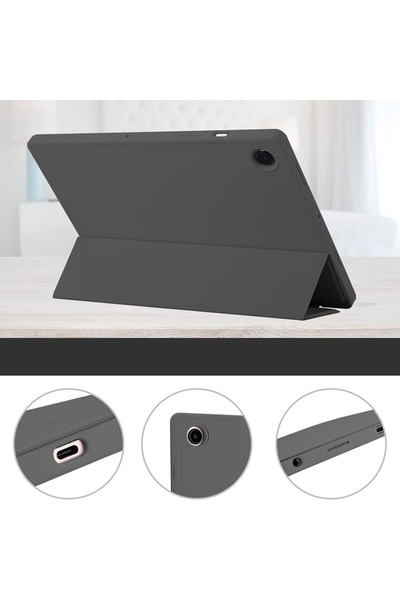 SKYDDAR INNOVATION Husă pentru tabletă Samsung Galaxy Tab A8 10.5, suport pentru creion, pliere flexibilă, set de autocolante, verde închis