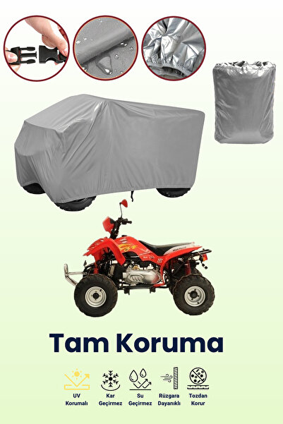 dokaca Grey Asia Motor Discovery Atv Tarpaulin, Atv Protective Cover