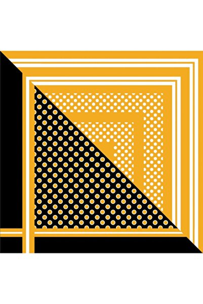 AFVENTE Φουλάρι με σχέδιο κίτρινο