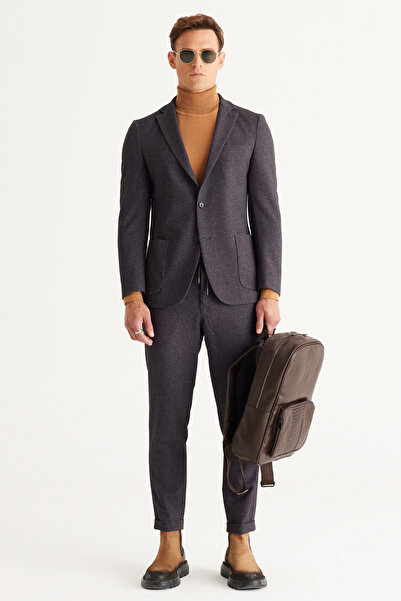 ALTINYILDIZ CLASSICS Πλεκτό πουλόβερ με λαιμόκοψη μενταγιόν, κανονική εφαρμογή, κανονική εφαρμογή