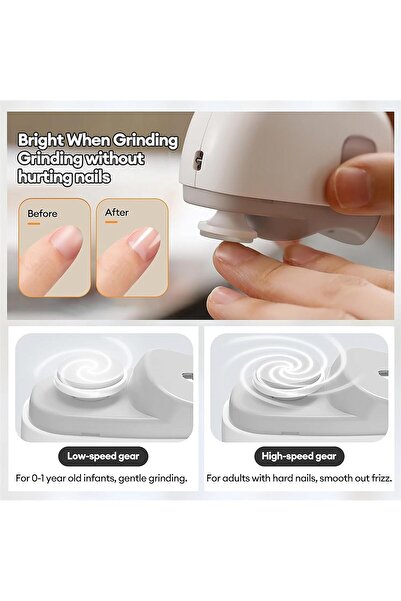 LYAROMIS مقص أظافر أوتوماتيكي مع مبرد أظافر من