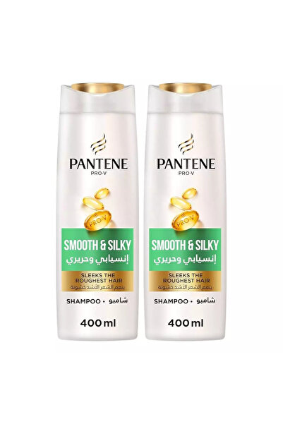 Pantene Pro-V 2in1 Shampoo+Conditioner Smooth and Silky- 2x400ml