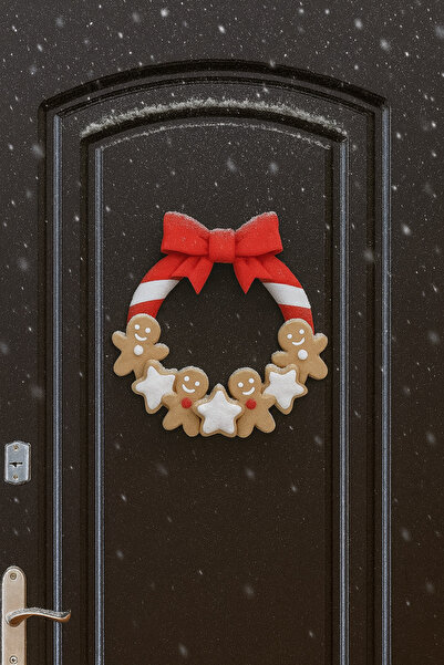 Epic Crafting Coroană de Crăciun 21 cm – Ornament Premium pentru Ușă & Decor ...