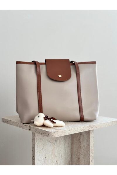 VİORA BAGS حقيبة كتف نسائية كبيرة - حجم واسع، تصميم أنيق بغطاء - مزودة بسحاب ...