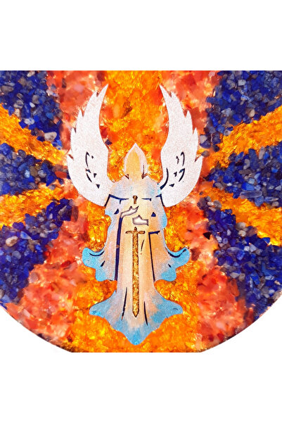 Elvero Archangel Michael orgone decoration made of natural stones