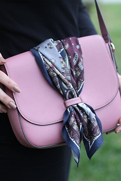 AFVENTE Φουλάρι με σχέδιο σκούρο μπλε