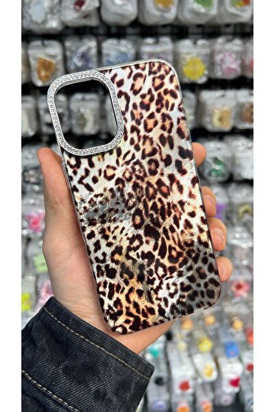 EDELFU iPhone 16 Plus - Leopard Pattern Aurora Cover Sides Transparent Soft P...
