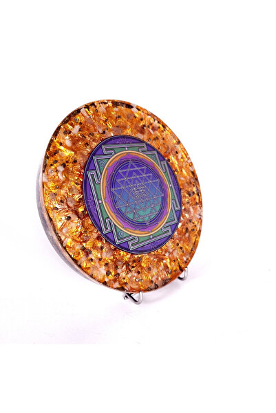 Elvero Sri Yantra, orgone decoration made of natural stones