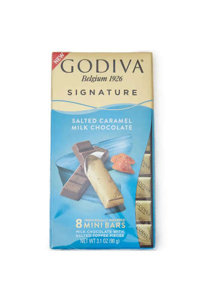 Godiva Signature Salted Caramel Milk Chocolate- 8pcs Pack of 2