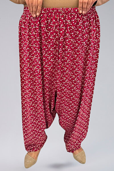 MAKSEN TEKSTİL Crispy Patterned Viscose Fabric Women's Shalwar