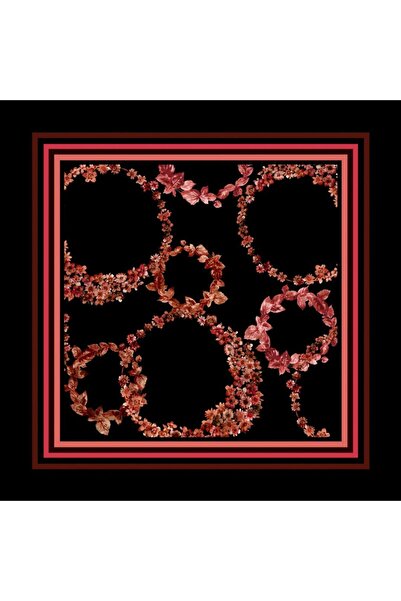 AFVENTE Φουλάρι με σχέδιο μπορντό