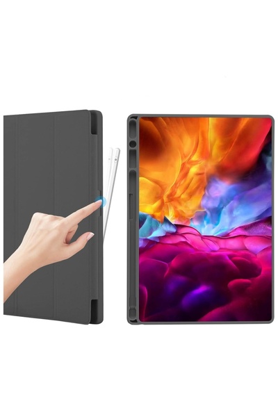 SKYDDAR INNOVATION Tablet case for Samsung Galaxy Tab A8 10.5, Pencil holder, Flex Trifold, sticker set, Blue