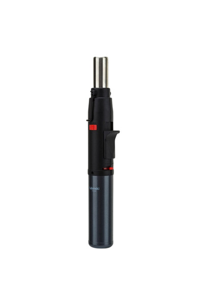 Lubinski Yeni Seri Basic Tek Torch Uzun Puro Çakmağı Grey