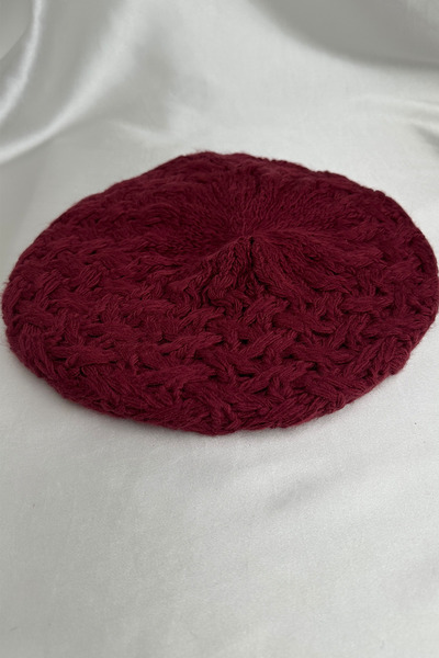 Modex Fluffy Knit Pattern Casual Soft Beanie