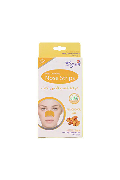 Elegant Deep Cleansing Nose Strips Almond oil Strips- 6pcs