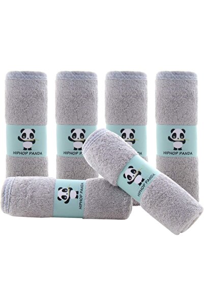 HIPHOP PANDA Baby Washcloths, Rayon Made from Bamboo - 2 Layer Ultra Soft Abs...