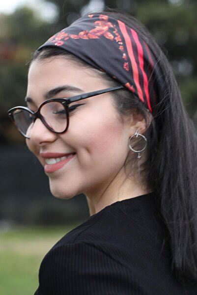 AFVENTE Φουλάρι με σχέδιο μπορντό