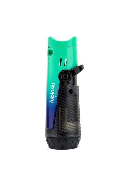 Lubinski Lion Çift Torch Puro Çakmağı Green Ice