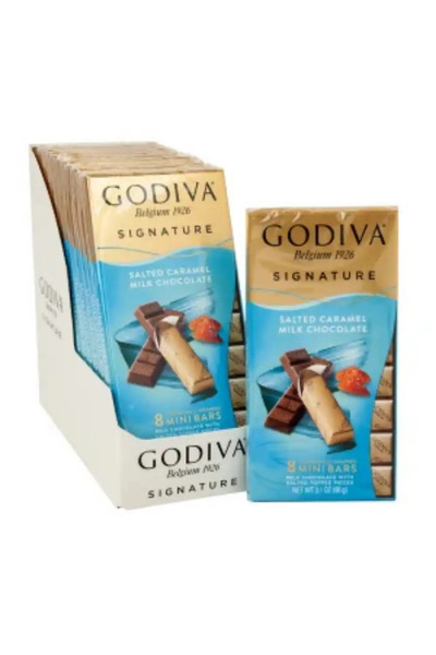 Godiva Signature Salted Caramel Milk Chocolate- 8pcs Pack of 2
