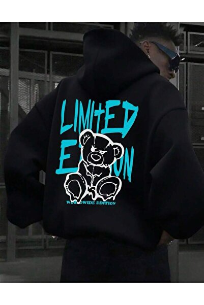 BG BASKI ATÖLYESİ إصدار محدود من سترة/هودي مطبوع تريند للجنسين من القطن بغطاء...