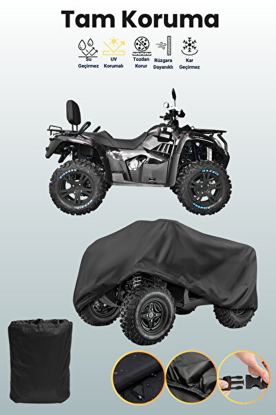 dokaca غطاء بلاستيكي أسود لمركبة يوكي إس إم سي جامبو 700، غطاء واقي للمركبة ا...