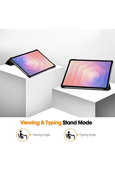 SKYDDAR INNOVATION Tablet case for Samsung Galaxy Tab S11, Multi-Angle support, FoldPro, Pink, set sticker