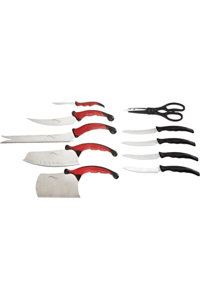 MANEGO ONLINE SALES Contour PRO Knife Set (11 pcs) + 3-Level Knife Sharpener