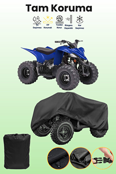 dokaca Black Yamaha Yfm 50 Atv Cover, Atv Protective Cover