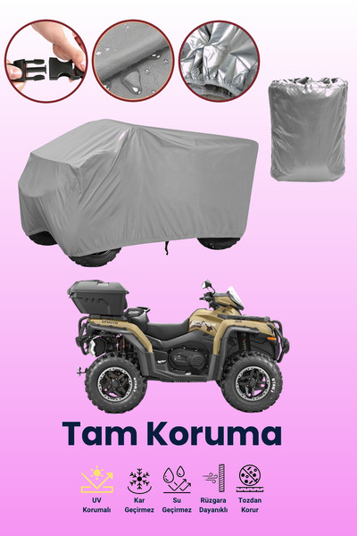 dokaca Grey Cfmoto C Force 1000 Overland Atv Cover, Atv Protective Cover