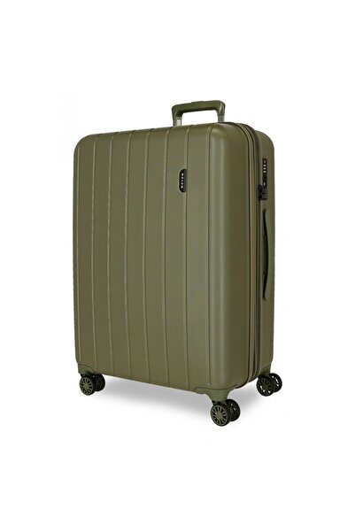 Movom Troler mediu, Wood, ABS, expandabil, kaki, 65x45x28 cm