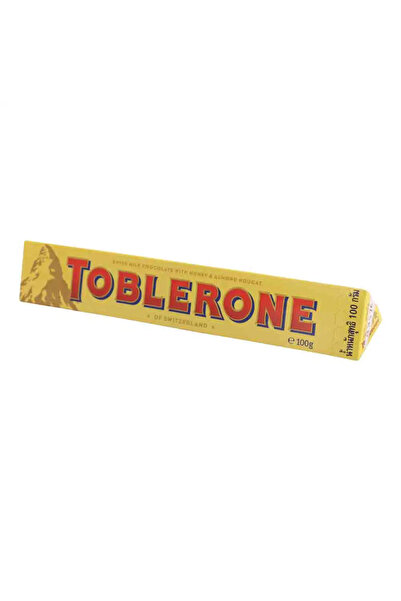 Toblerone Swiss Milk Chocolate With Honey & Almond Nougat - 100gms Pack of 2