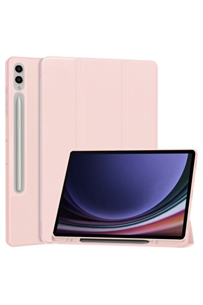 SKYDDAR INNOVATION Tablet case for Samsung Galaxy Tab S9 Plus / S10 Plus, Flex Trifold, sticker set, Pink