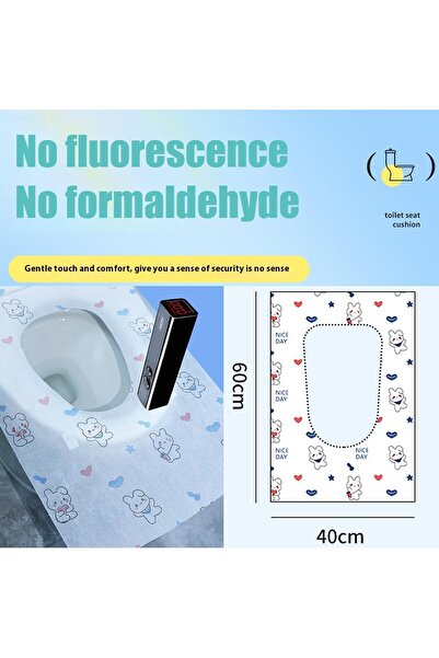 Generic 30-Pack Disposable Waterproof Toilet Seat Covers for Kids – Non-woven Travel Potty Training