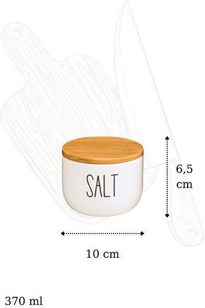 Penthouse 3-Piece Glass Duo Jar with Bamboo Lid - Spice Jar Set