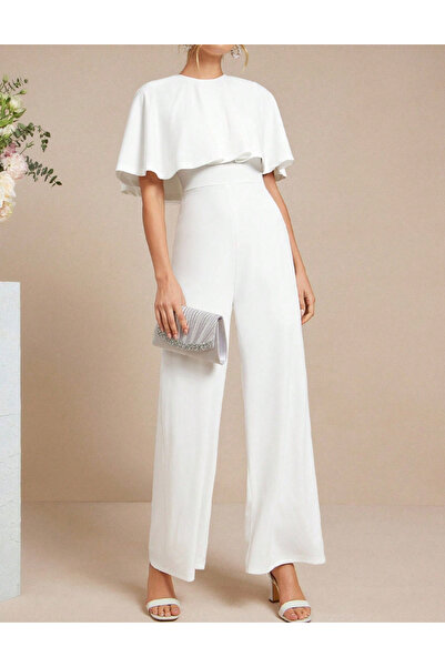 Sheya Shein long jumpsuit, white