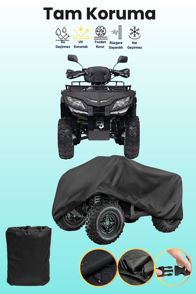 dokaca Black Kanuni 250 Atv Atv Cover, Atv Protective Cover