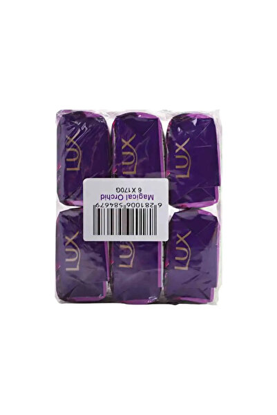 LUX Magical Orchid Soap Bar with Black Orchid and Juniper Fragrance- 6X170gms