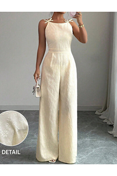 Sheya Shein long jumpsuit, cream