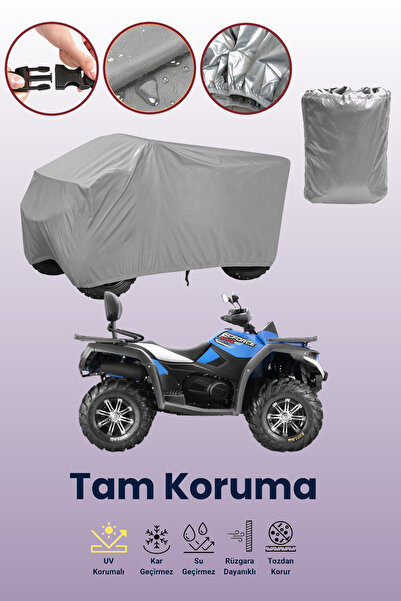dokaca Grey Cfmoto Cf 550 Atr-Eps Atv Tarpaulin, Atv Protective Cover
