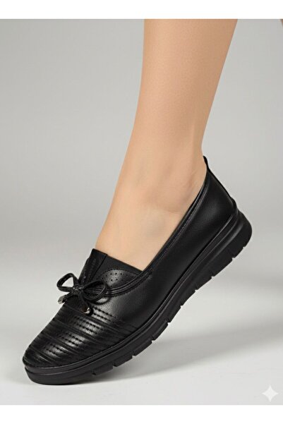 mustey Soft Leather Orthopedic Mother Shoes